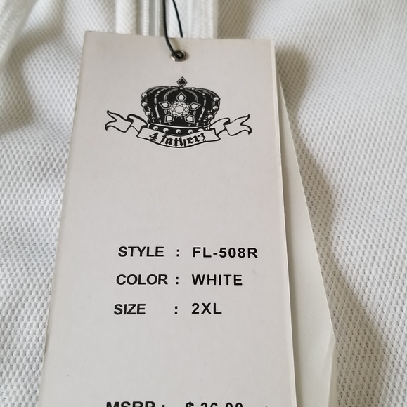 4 Fathers Mens XXL Hoodie - White - Picture 4 of 4